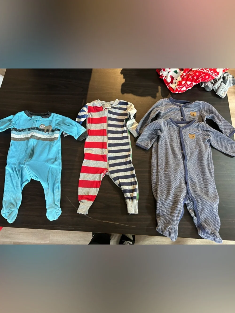 Carter’s Baby Boy Pajama Bundle (4 pcs) Size 6 Months